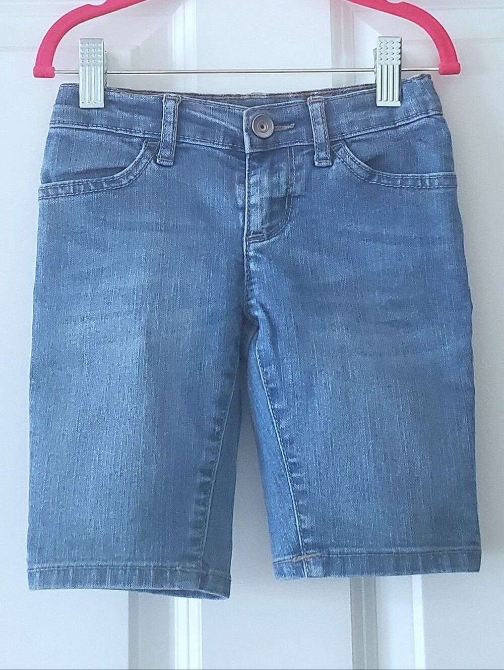 Children's Place Little Girl's Denim Skimmer Jorts